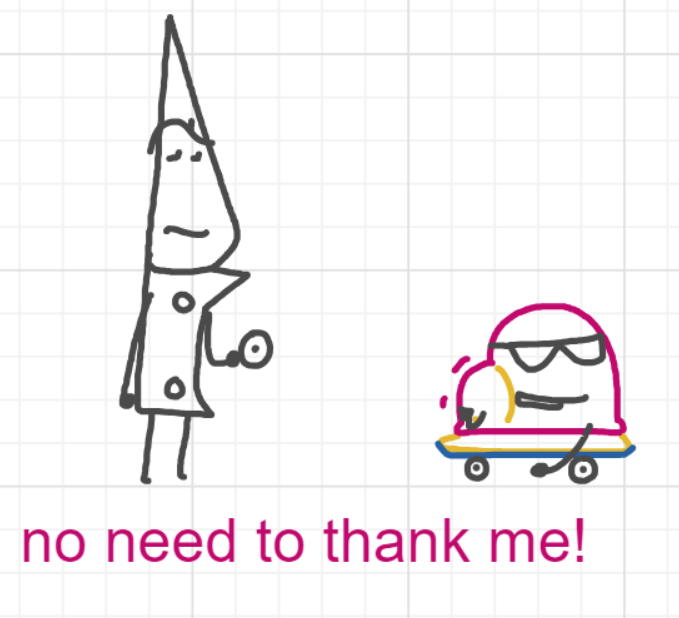 A panel from Running Duos, episode four of the Board Boards object show by Furretwalk/WalkingFurret.